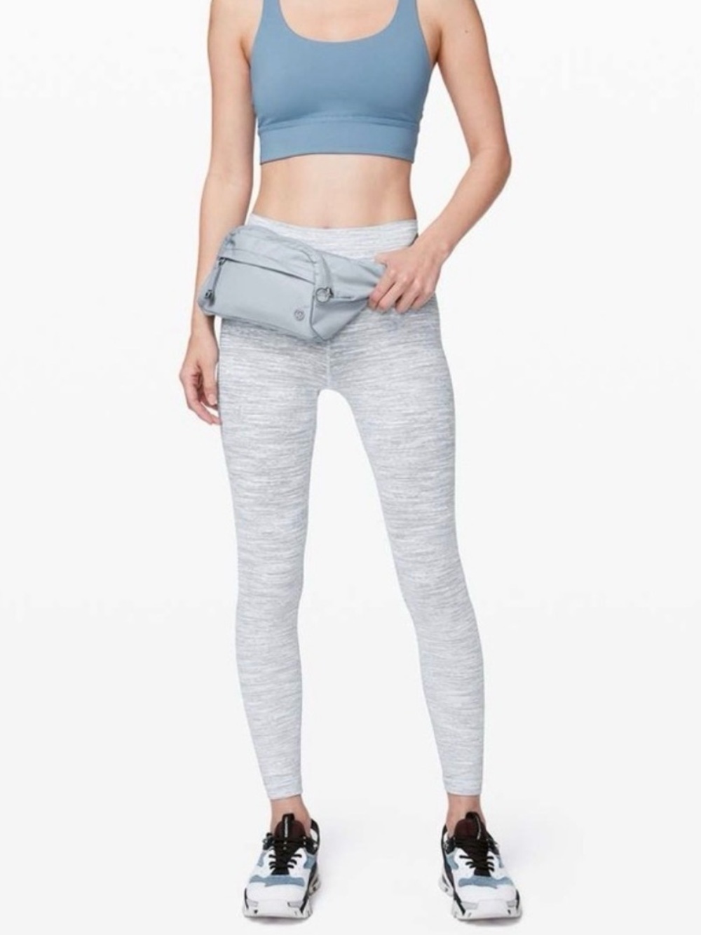 lululemon athletica Light Gray Space-Dyed Leggings Size 6